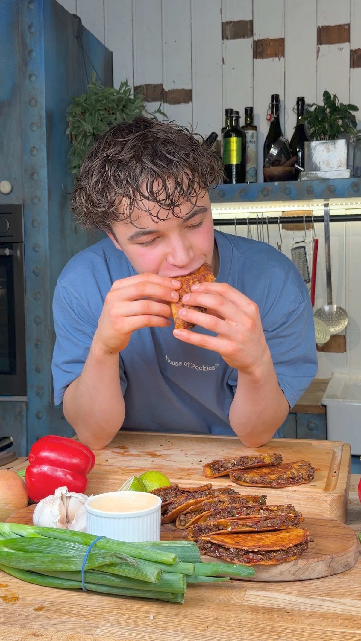 Knapperige rundvlees taco's